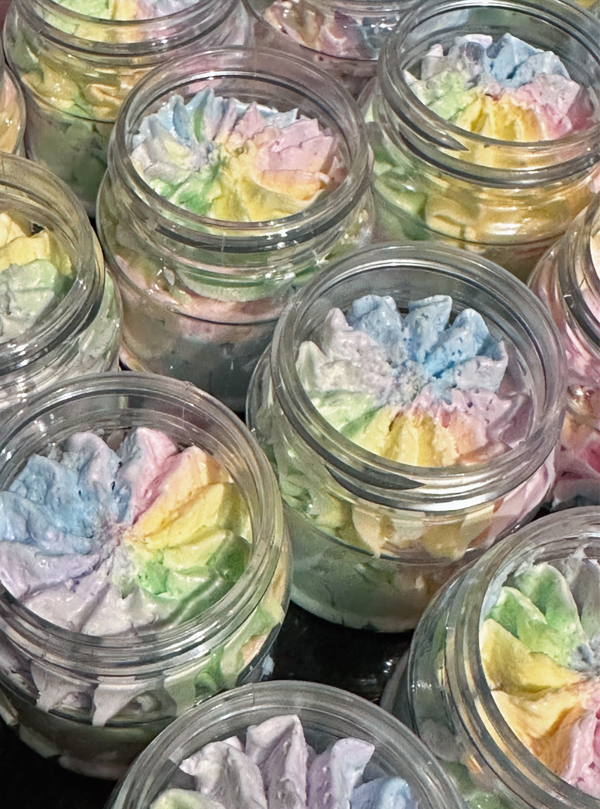 Strawberry Swirl Rainbow Whipped Body Wash Set