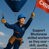 Trust our own. Bhutanese plumbers and electricians are skilled, reliable, and ready to serve.