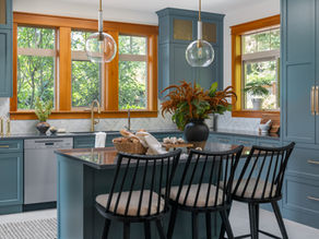 Seward Park Kitchen Remodel: When a Bold Paint Color Pays off!