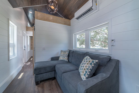 Large tiny home by Movable Roots.