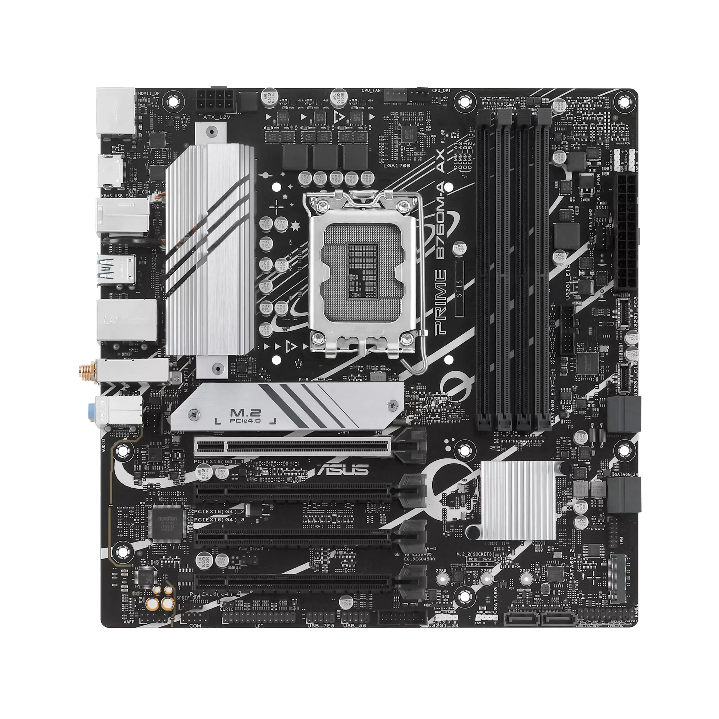 ASUS PRIME B760M-A AX Intel® B760 (LGA 1700) mATX Motherboard