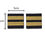 Thumbnail: EPAULETS 2 STRIPES - GOLD - SOFT