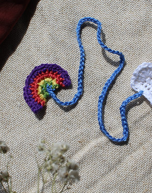 Regenbogen bunt - Nabelschnurbändchen