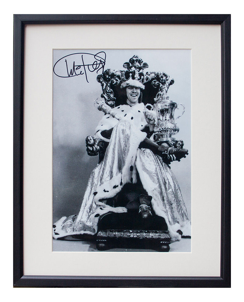 'King' Charlie George - Mounted Signed Print