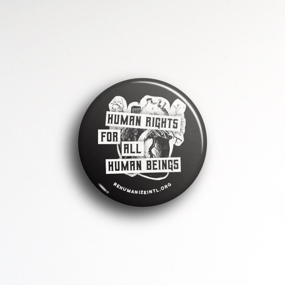 Human Rights For All Human Beings Button
