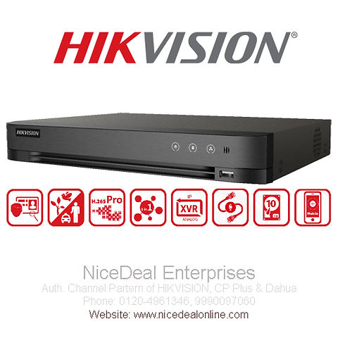 HIKVISION Pro Channel 4K AcuSense DVR (iDS-7204HQHI-M1/FA) - Main Image