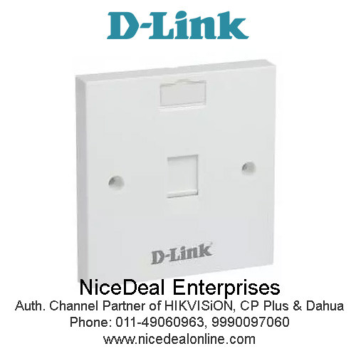 NFP-0WHI11 | Rs. 75/- | D-Link RJ45 Single Port Face Plate (I/O Plate ...