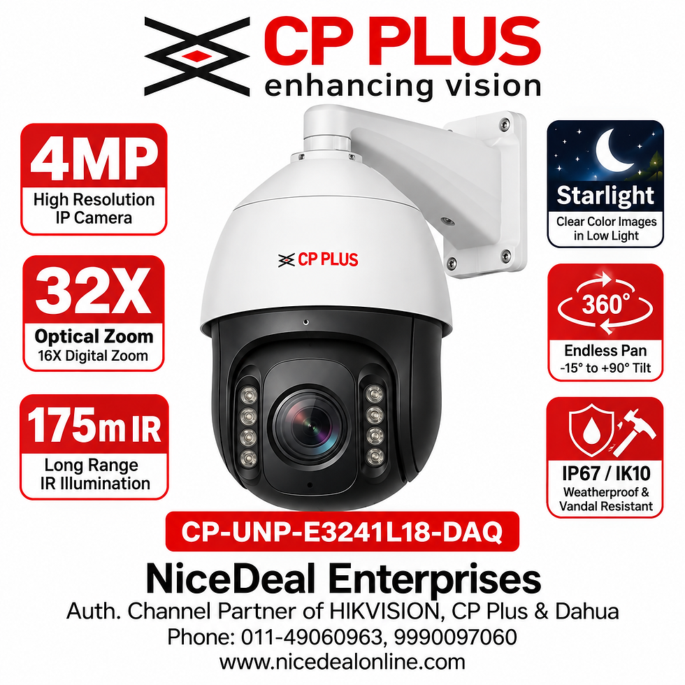 STQC | CP Plus IP 4MP 32x 175mtrs Network PTZ Camera | CP-UNP-E3241L18-DAQ