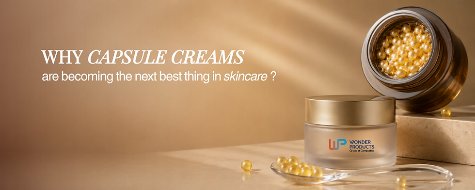 Capsule Cream the next big thing in Skincare?