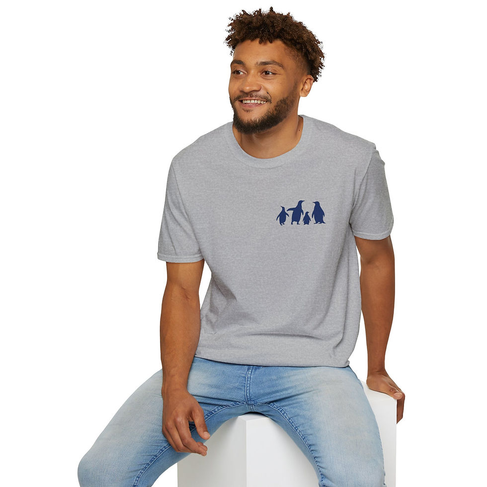 Thumbnail: The Penguin Four. Classic Tee. Unisex T-Shirt from Vintage Antarctica
