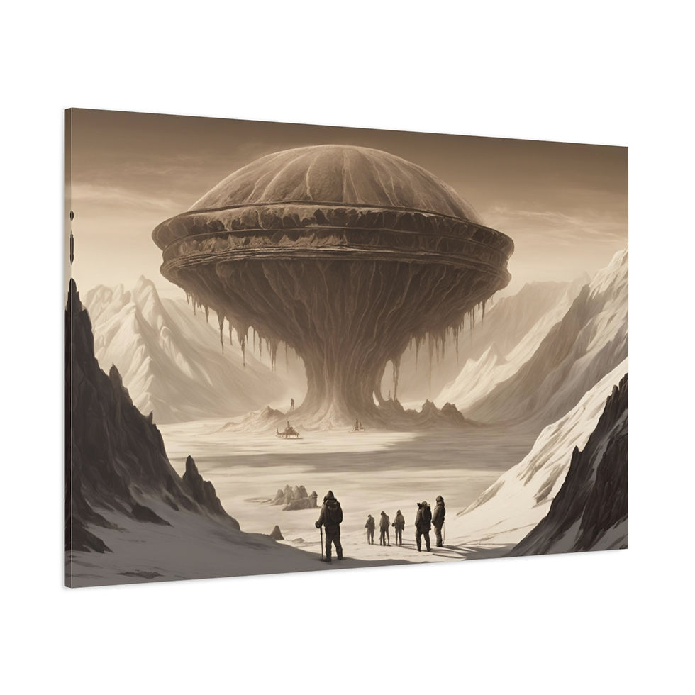 Thumbnail: Erebus Death Valley Discovery. Harper Gerrard 2024 Vintage Antarctica Canvas