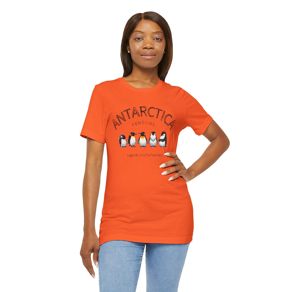 Thumbnail: Penguin Legends Tee. Antarctica Unisex Adventure T Shirt.