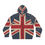 Thumbnail:  Retro Union Jack  Men's Full-Zip Hoodie 