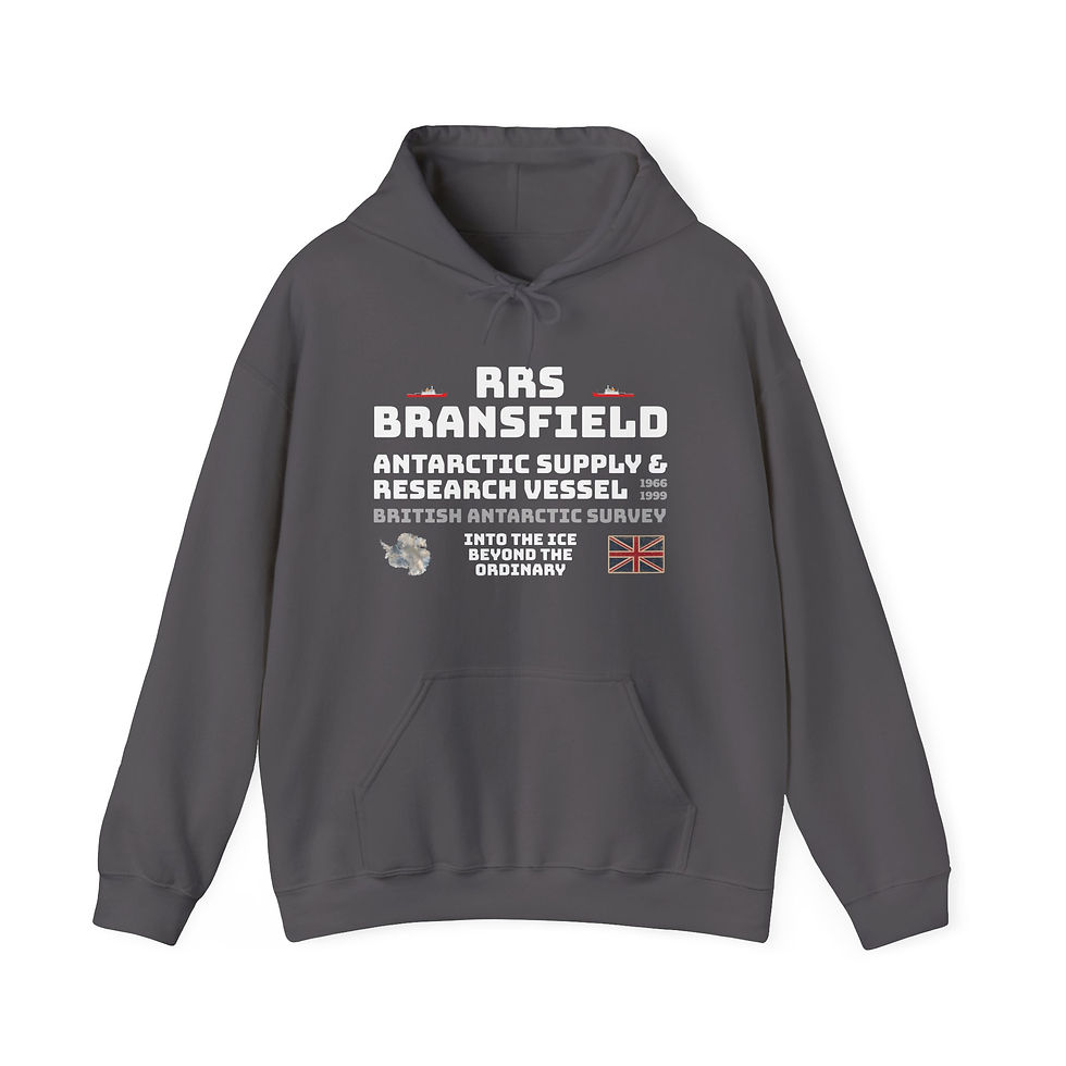 Thumbnail: RRS Bransfield Antarctic Supply & Research Vessel Hoodie