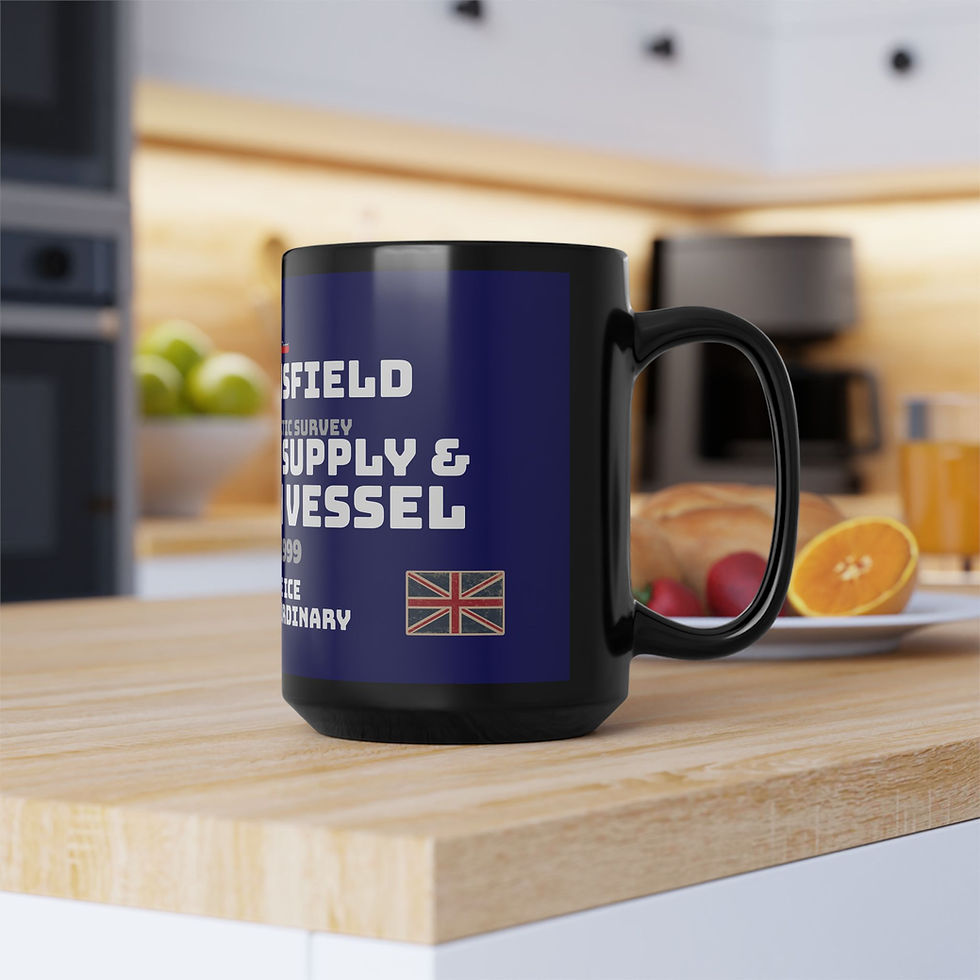 Thumbnail: BRANSFIELD Antarctic Supply & Research Vessel Coffee Mug — 11oz/15oz