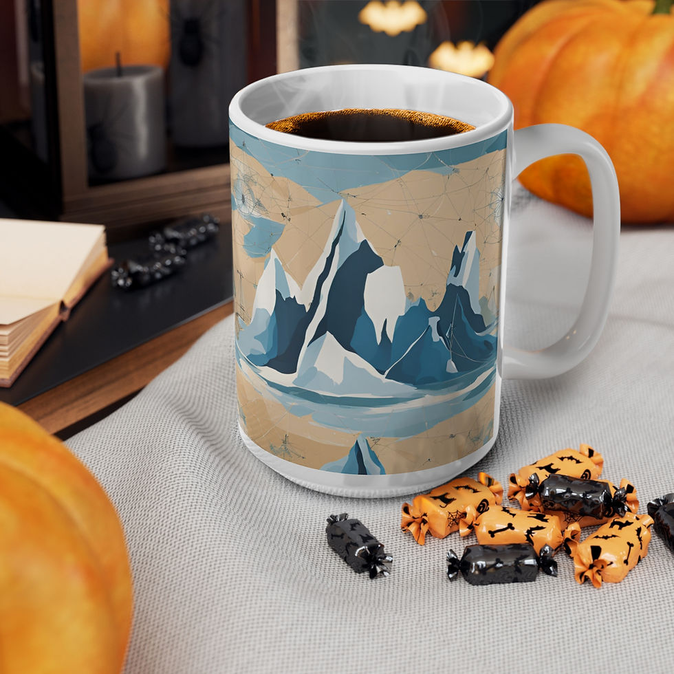 Thumbnail: Antarctica Cartographic  11oz, 15oz Mug. Vintage Antarctica. 