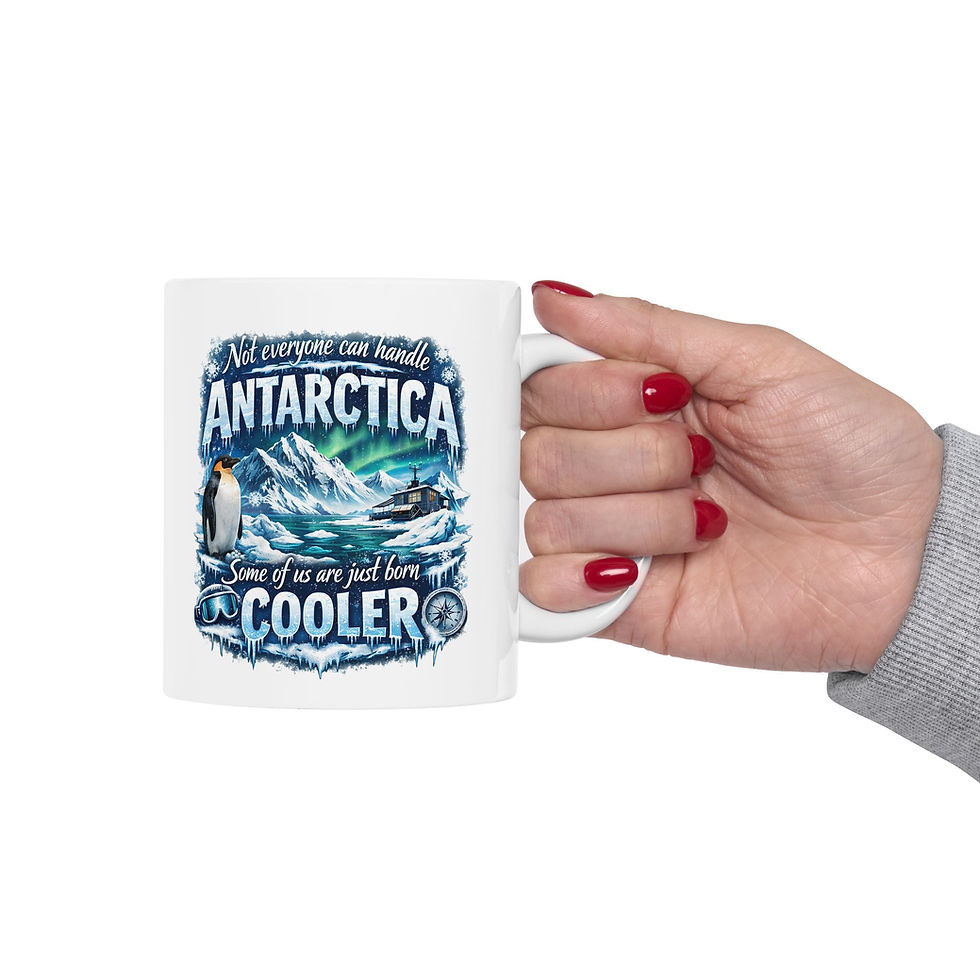 Thumbnail: Some of us are just born cooler! Ice White Antarctica Tea Coffee Cup