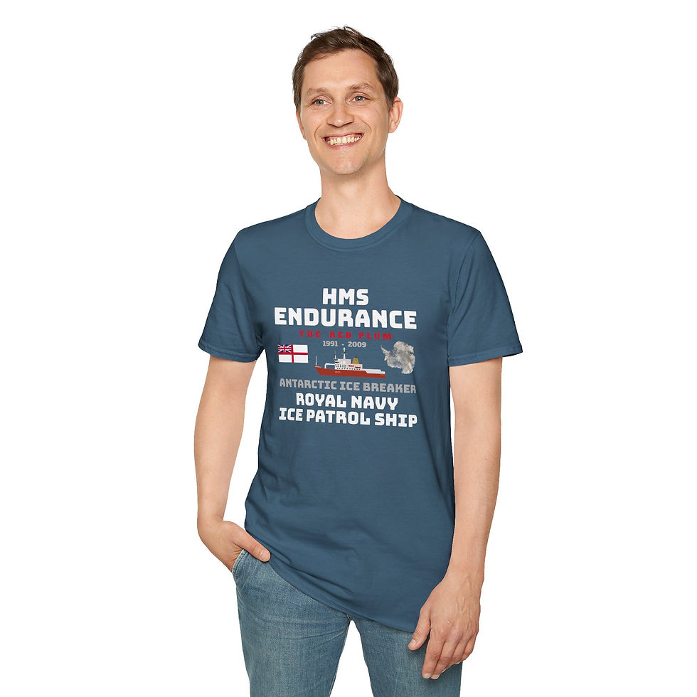 Thumbnail: HMS Endurance  Royal Navy Ice Patrol Ship Unisex Antarctic Souvenir T-Shirt