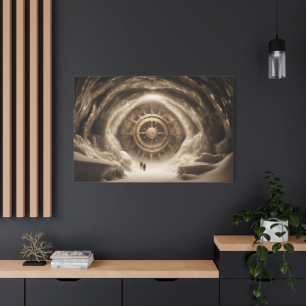 Thumbnail: Mount Terror Ice Portal. Mysterious Stargate. Vintage Antarctica