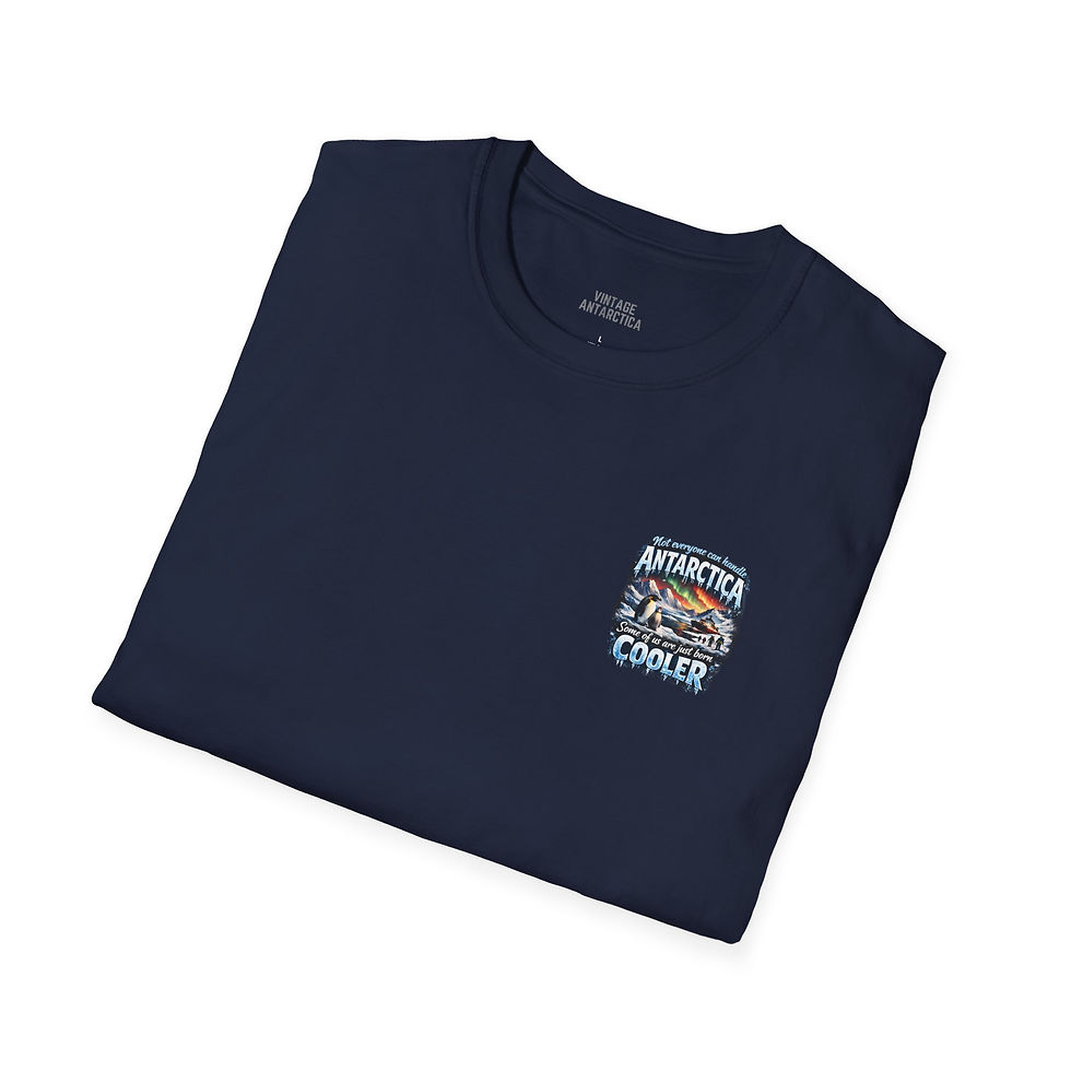 Thumbnail: Born Cooler 2: Classic Antarctica Ice Vintage Antarctica Unisex T-Shirt