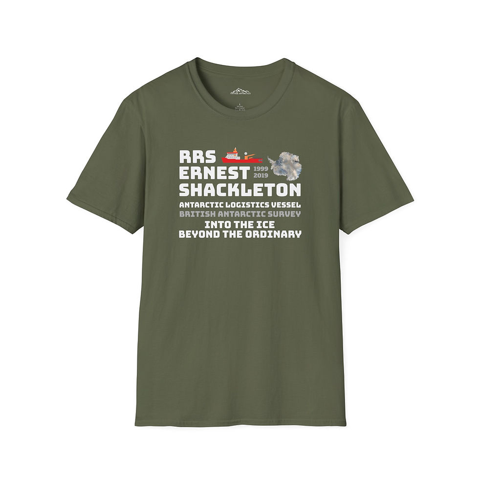Thumbnail: RRS Ernest Shackleton Antarctic Logistics Vessel British Ship Unisex T-Shirt