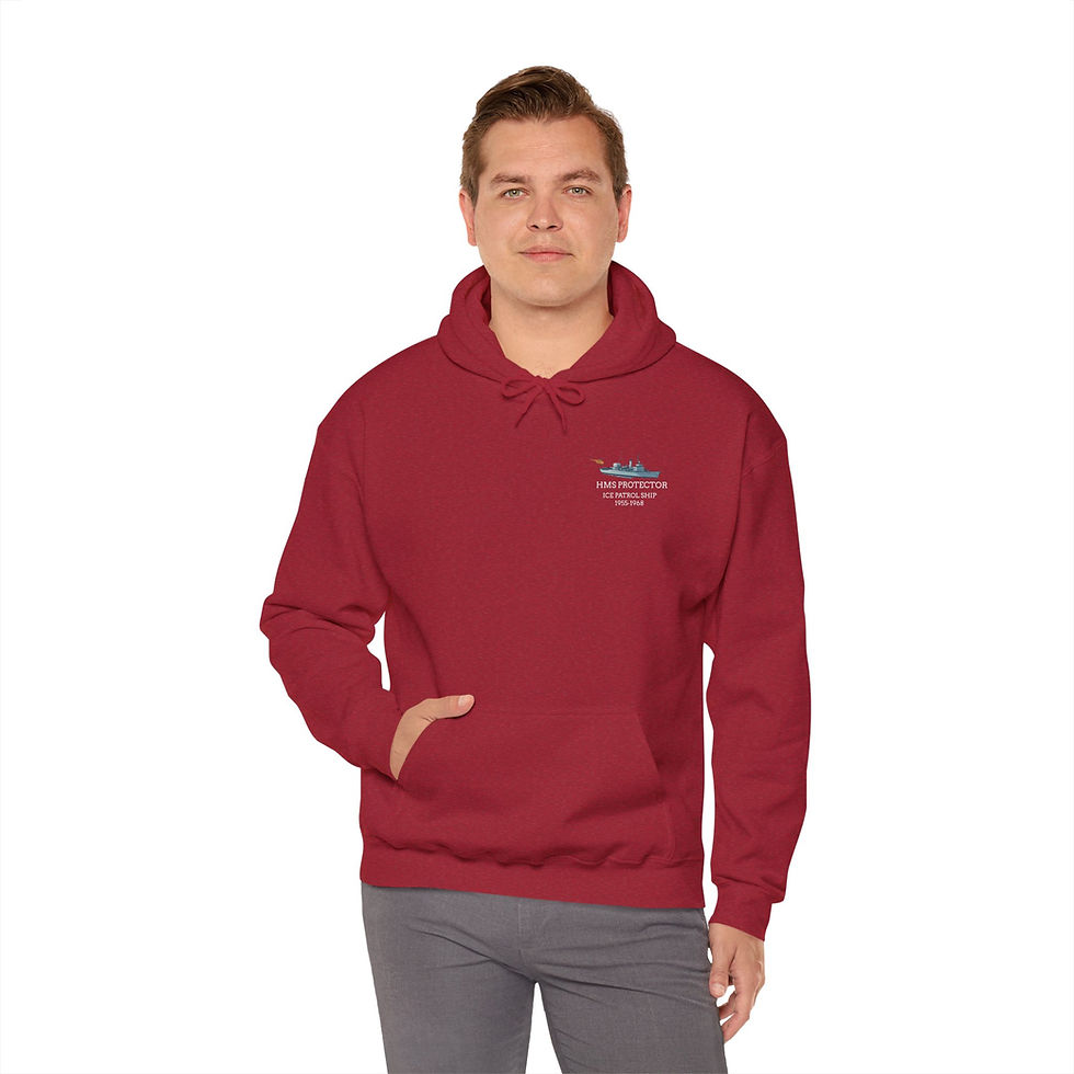 Thumbnail: HMS Protector A146 Royal Navy Ice Patrol Ship Tribute Unisex Sweatshirt Hoodie