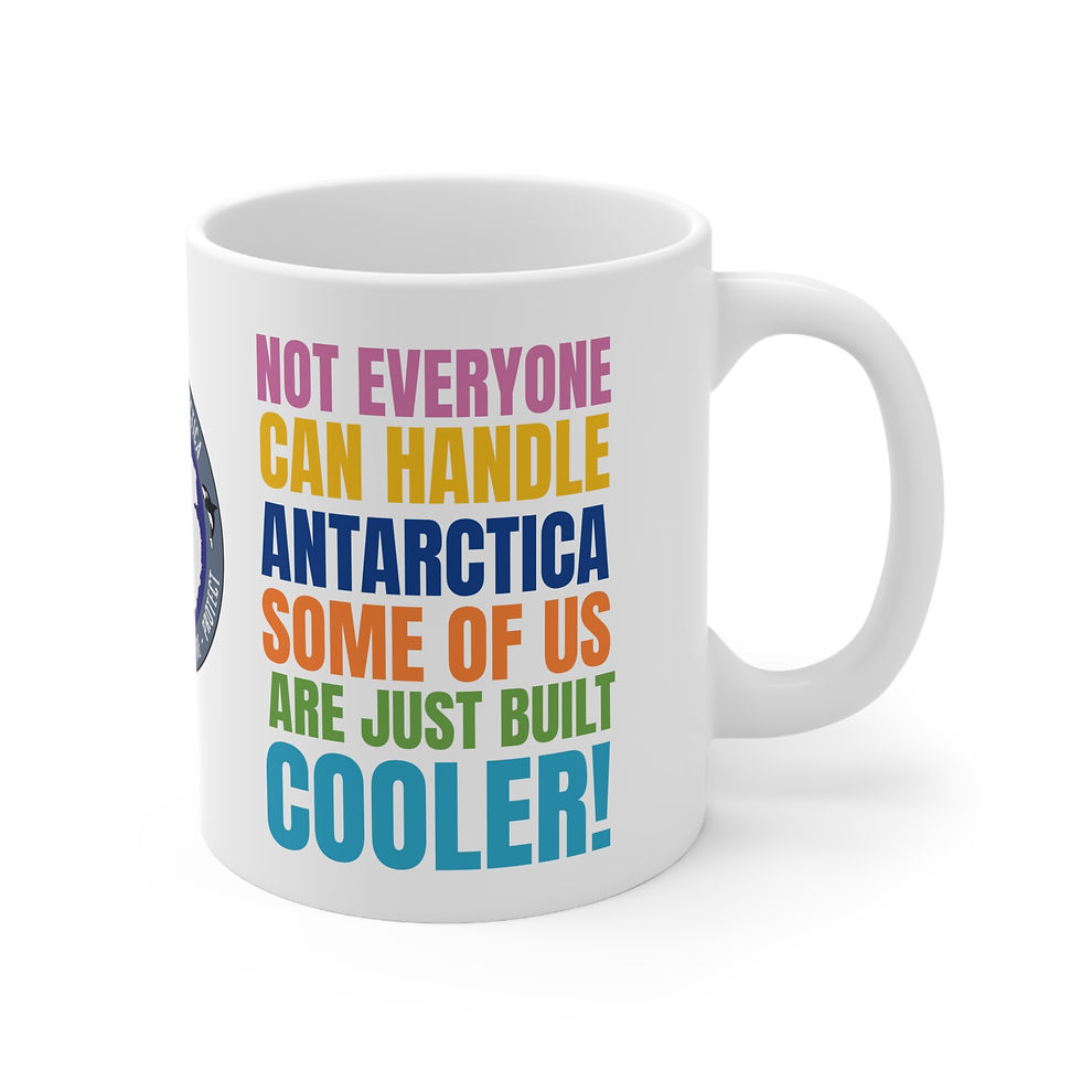 Thumbnail: Just Built Cooler. Antarctic Ceramic Coffee Cup Mug WhitePolar Gift