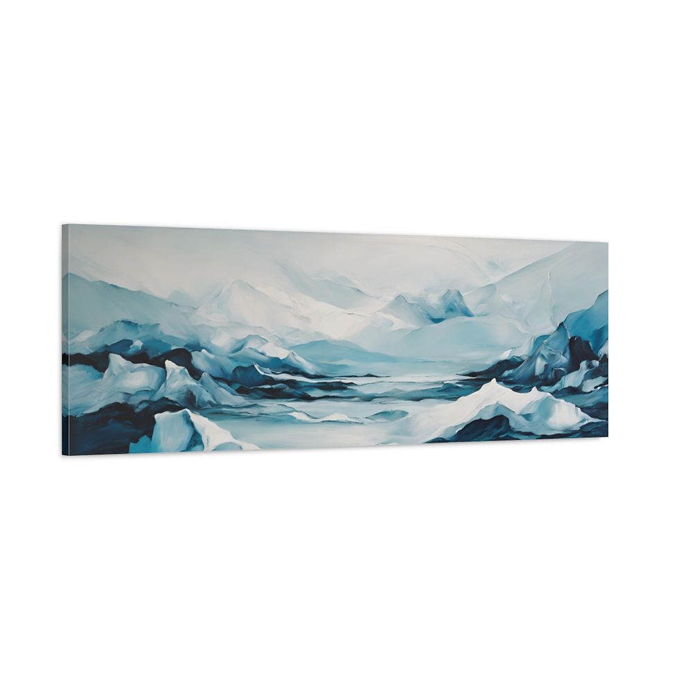 Thumbnail: Wilderness In Blue. Art Canvas- Limited Edition Exclusive to Vintage Antarctica 