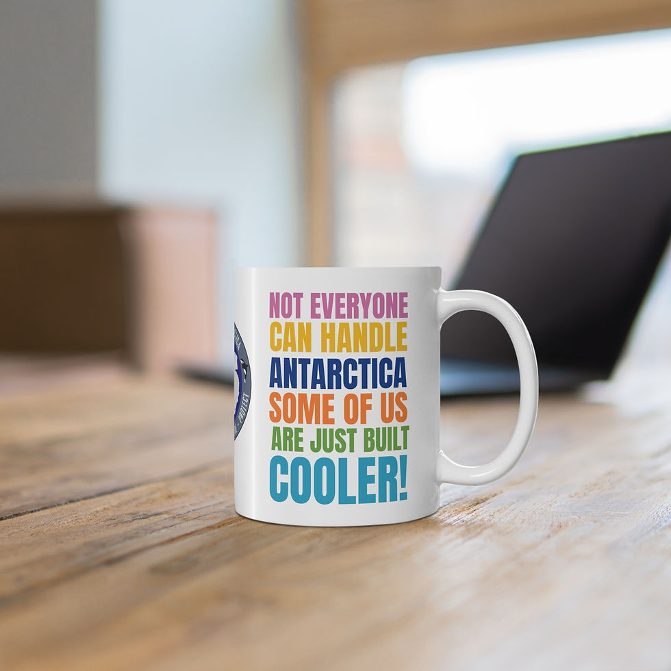 Thumbnail: Just Built Cooler. Antarctic Ceramic Coffee Cup Mug WhitePolar Gift