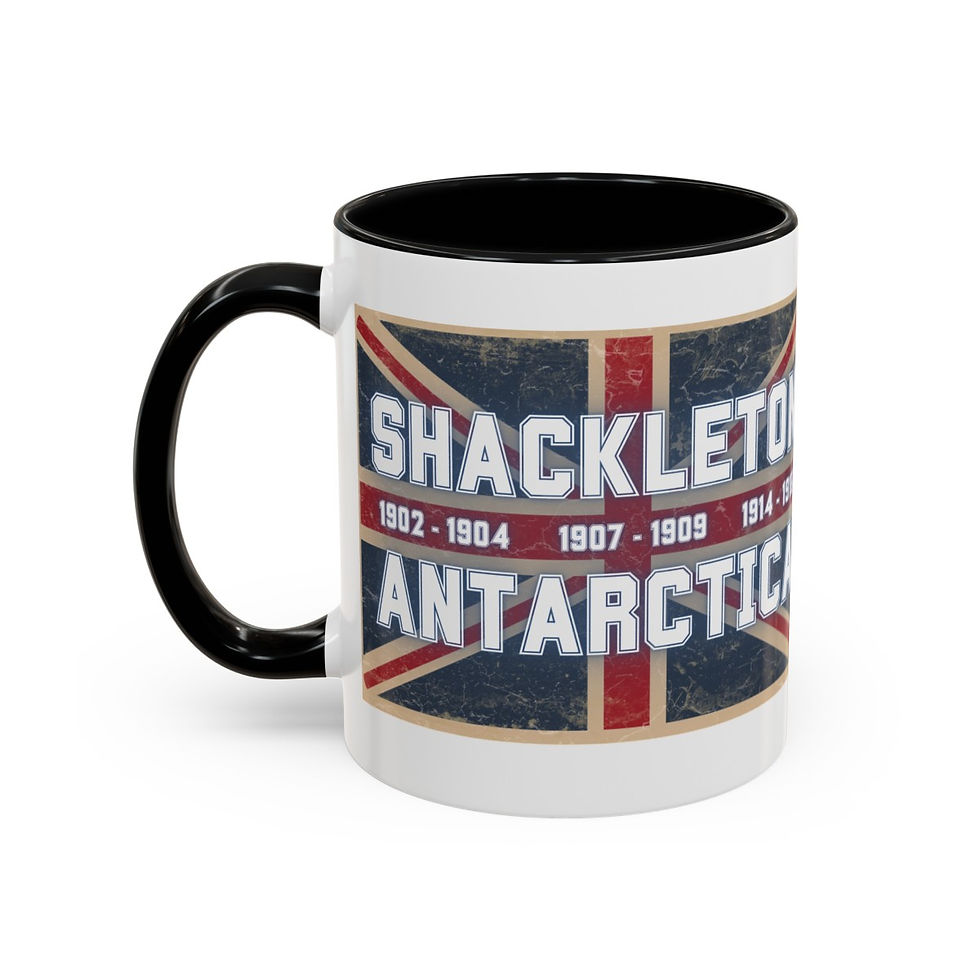 Thumbnail: Shackleton Expeditions Mug- Vintage Antarctica with Vintage British Union Jack