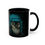 Thumbnail: Penguin Blue Graffiti Coffee Mug. Wilderness Antarctica Gift. 