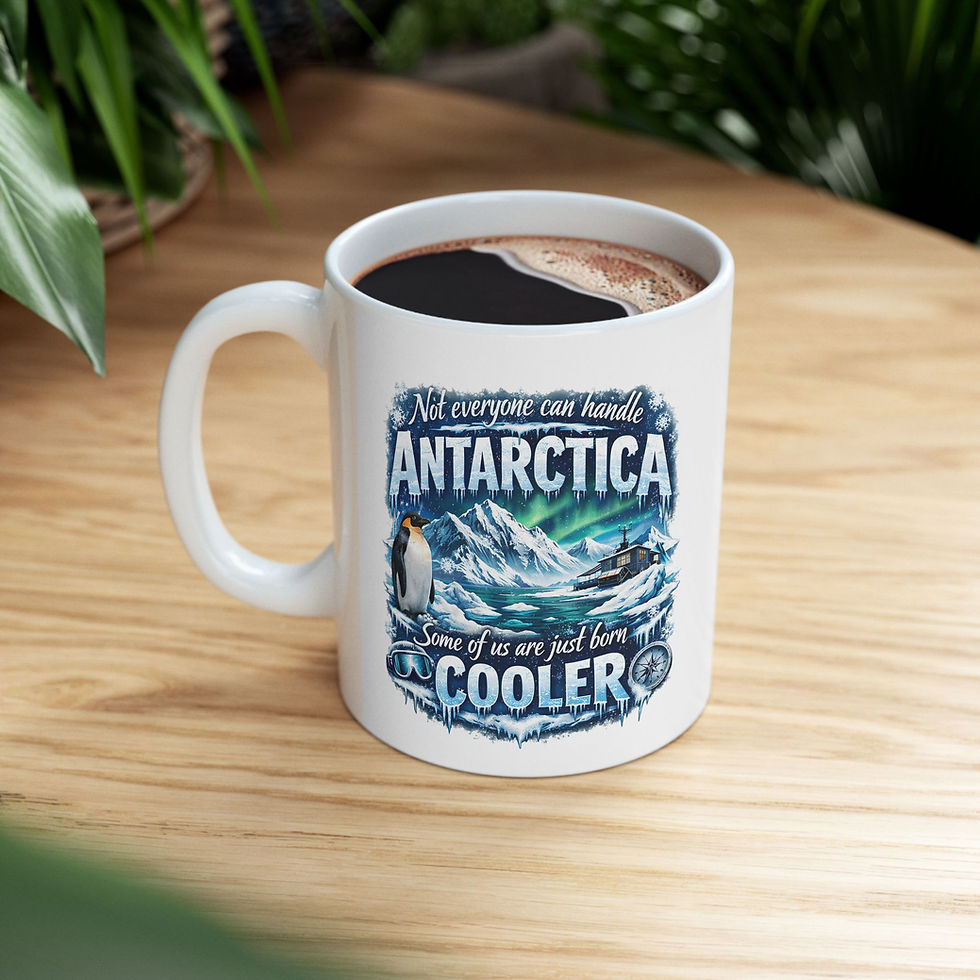 Thumbnail: Some of us are just born cooler! Ice White Antarctica Tea Coffee Cup