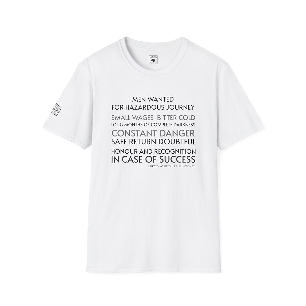 Thumbnail: Men Wanted. Vintage Antarctica Polar Expedition Series. Unisex T Shirt.