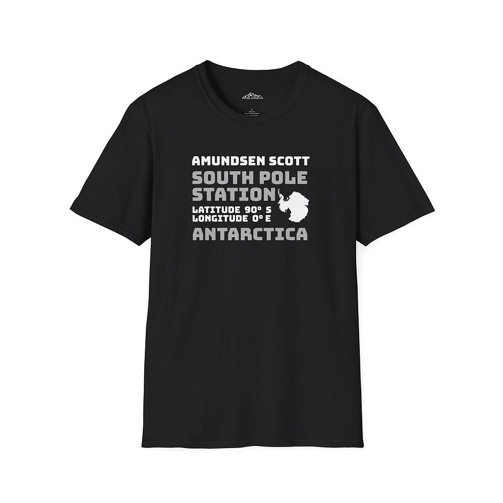 Thumbnail: Amundsen-Scott South Pole Station V2 Tribute Unisex T-Shirt- US Antarctic Base