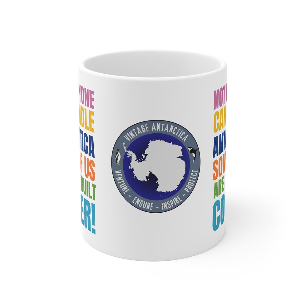 Thumbnail: Just Built Cooler. Antarctic Ceramic Coffee Cup Mug WhitePolar Gift