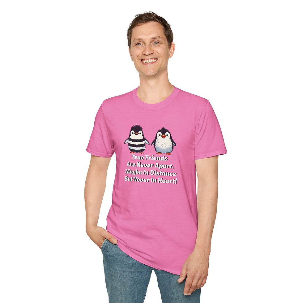 Thumbnail: Best Friends Penguin Unisex T-Shirt Cute Antarctica True Friends