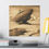 Thumbnail: Elephant Island Landing 1917 Vintage Antarctica Editions. Sepia Art Canvas