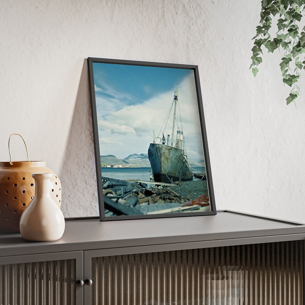 Whaling Ship in Antarctica South Georgia Grytviken