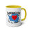 Thumbnail: Antarctica The Last Wilderness Love Heart Mug, 11oz - Vintage Antarctica