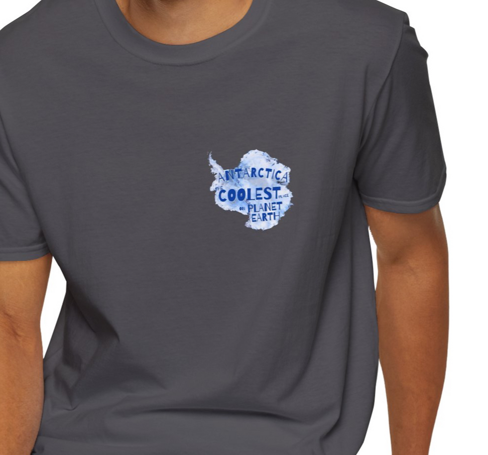 The Coolest Place Badge :Vintage Antarctica Original Unisex T-Shirt