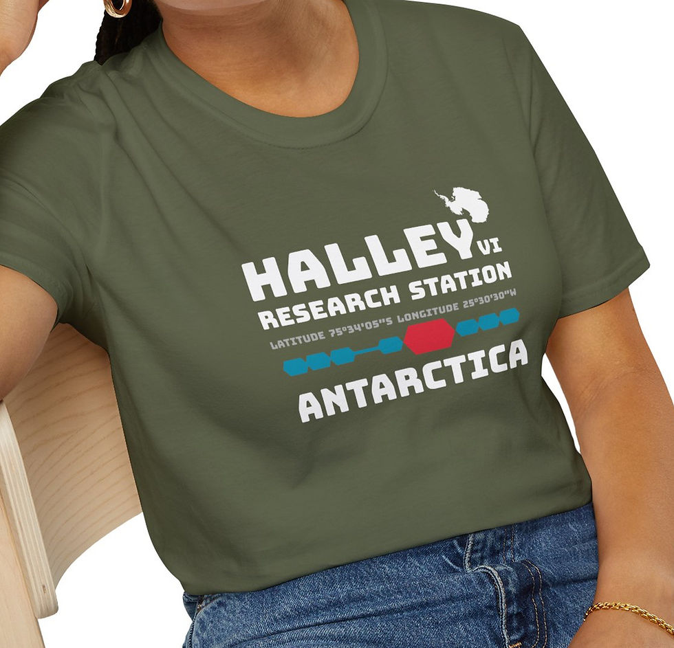 Thumbnail: Halley VI Research Station Tribute Tee v2 Unisex T-Shirt- British Antarctic Base