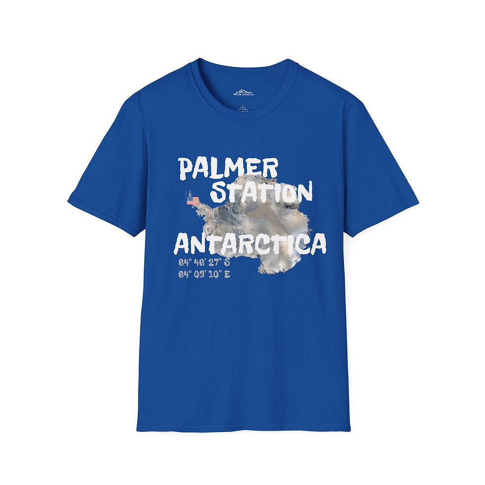 Thumbnail: Palmer Station Antarctica USARP NSF Special Souvenir Unisex Tee Shirt