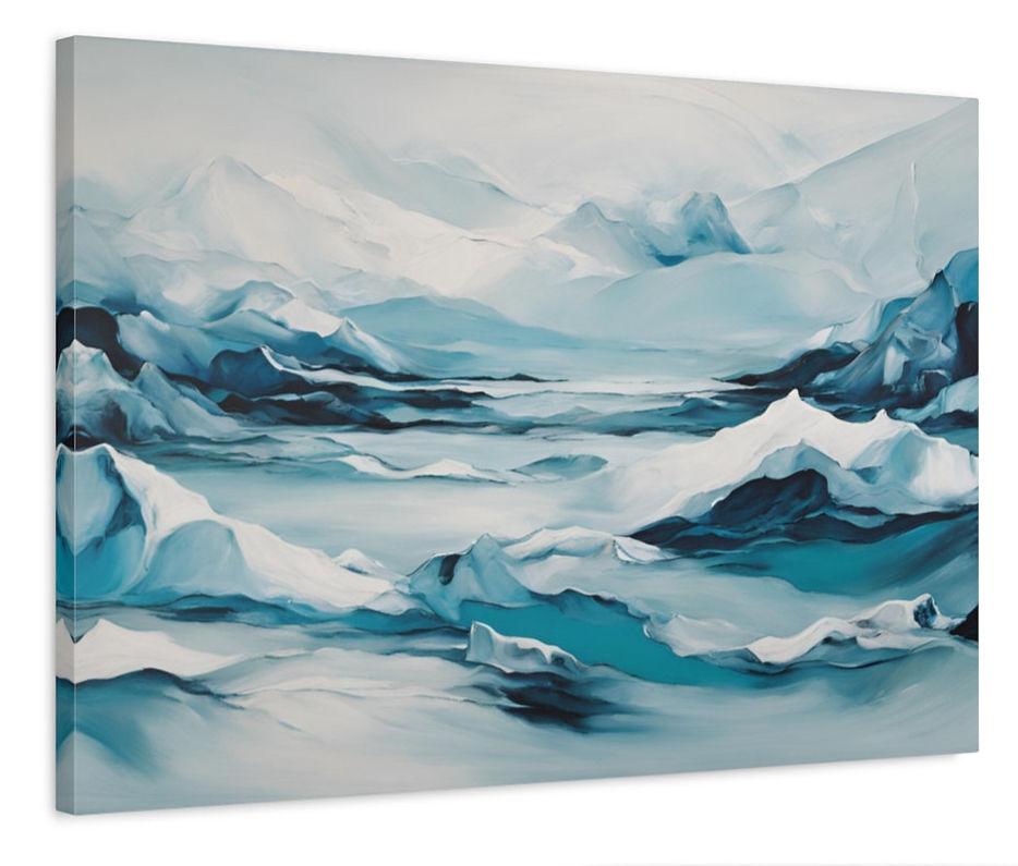 Wilderness In Blue Canvas