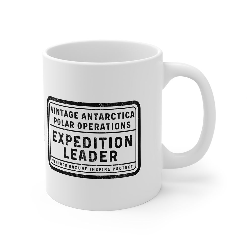 Thumbnail:  Vintage Antarctica: Vintage Expedition Mark Mug 11oz/15oz Tea /Coffee Cup