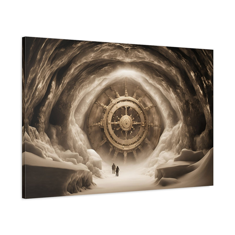 Thumbnail: Mount Terror Ice Portal. Mysterious Stargate. Vintage Antarctica