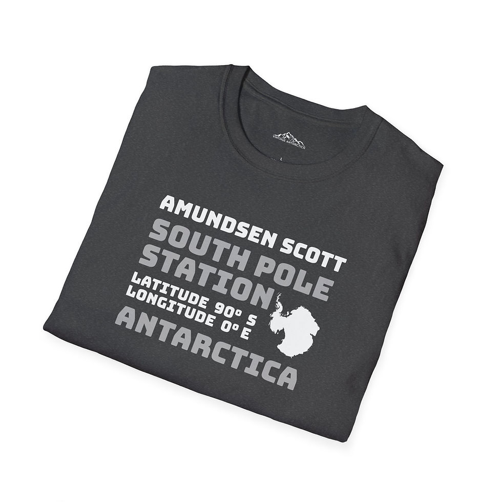 Thumbnail: Amundsen-Scott South Pole Station V2 Tribute Unisex T-Shirt- US Antarctic Base