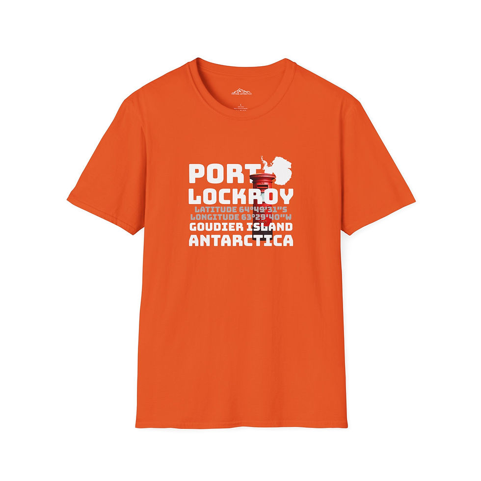 Thumbnail: Port Lockroy V2 Tribute British Antarctic Museum and Post Office Unisex T-Shirt