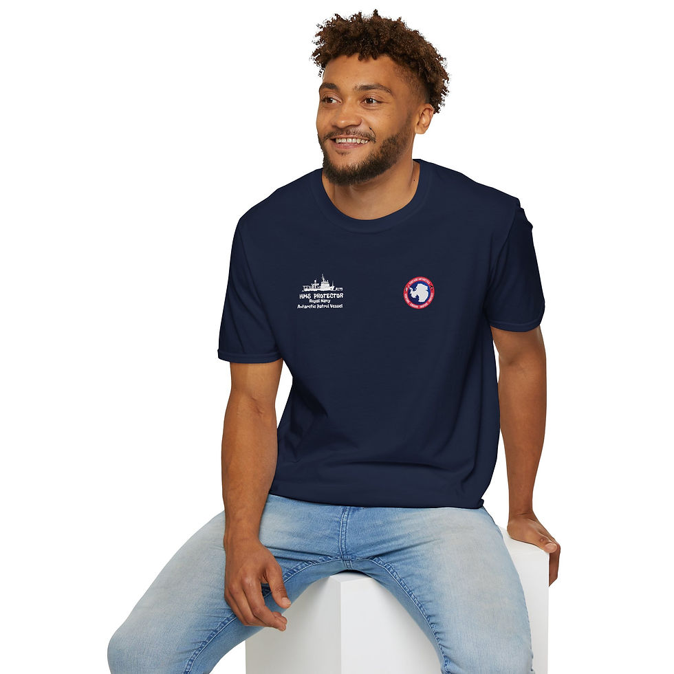 Thumbnail: HMS Protector Royal Navy Antarctic Patrol Ship Unisex T-Shirt Icon Edn.