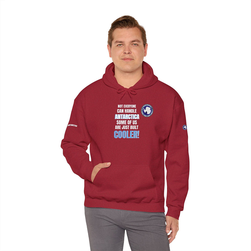 Thumbnail: Not Everyone Can Handle Antarctica 3 Hoodie Unisex Sweatshirt Polar Veterans