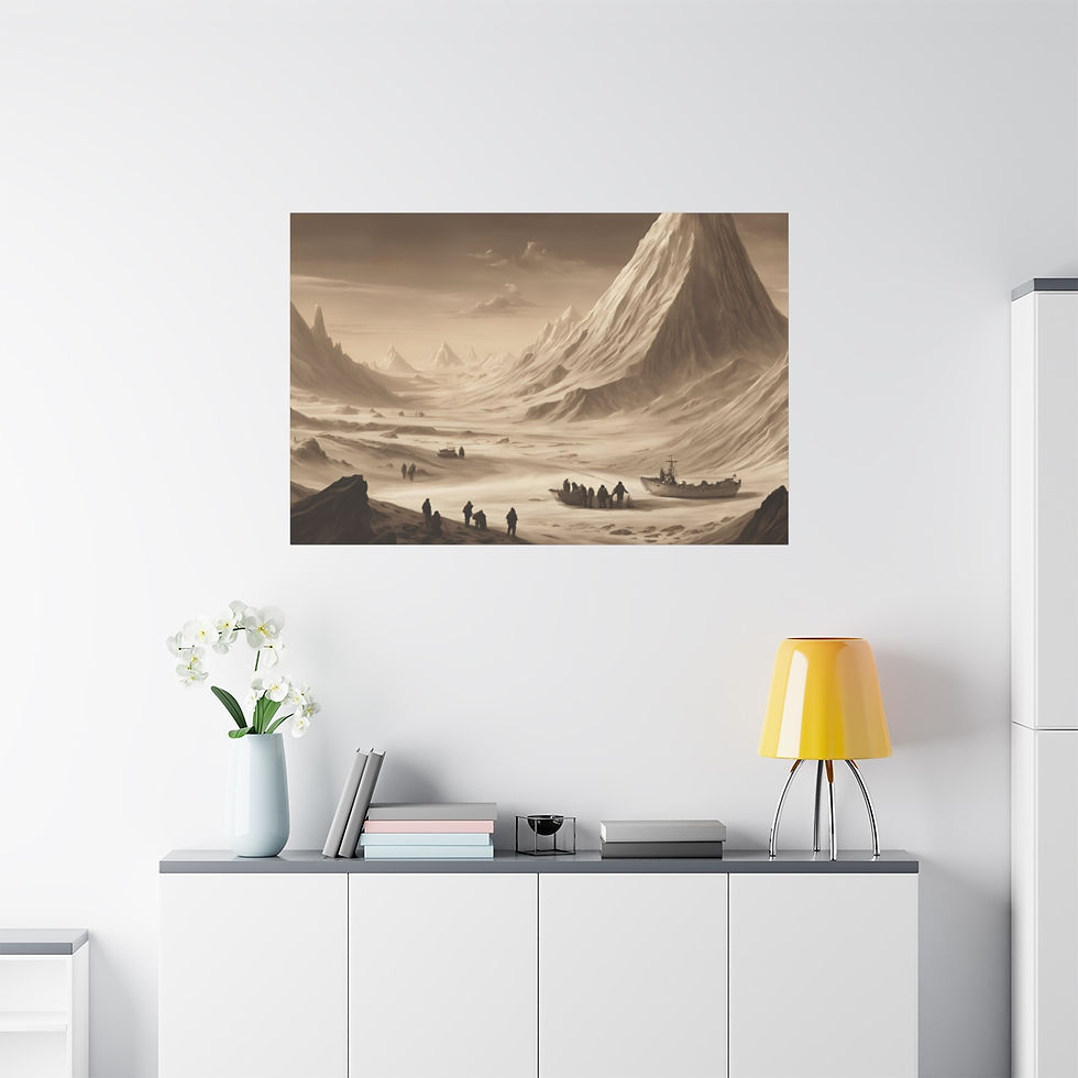 Thumbnail: '434 Days'.   Harper Gerrard 2024 Vintage Antarctica Matte Canvas